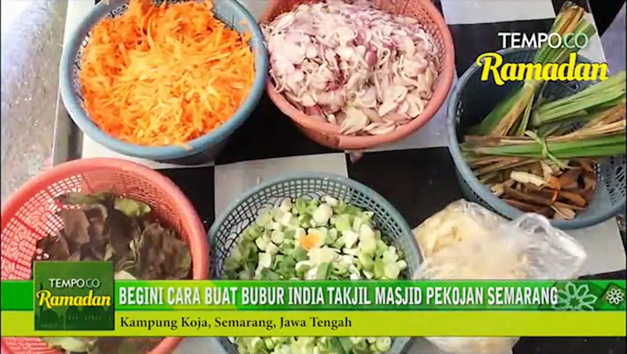Begini Cara Buat Bubur India Takjil Masjid Pekojan Semarang - video