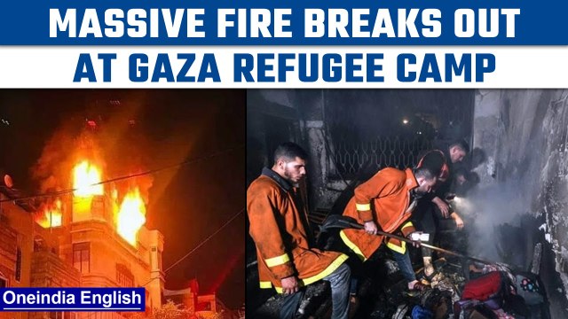 Gaza: Fire erupts at Jabaliya refugee camp fire; at least 21 killed | Oneindia News*International