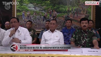 Ryamizard Ryacudu: Wajib Militer Belum Tepat Diterapkan