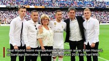 Eden Hazard Disambut Fans Real Madrid