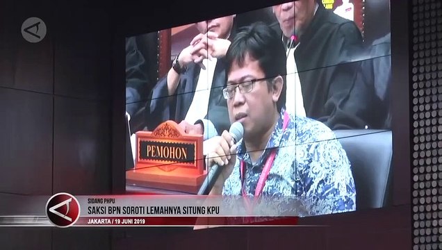 Di Sidang MK, Saksi Kubu Prabowo-Sandi Soroti Lemahnya Situng KPU