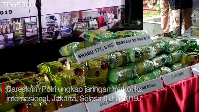 177,5 Kg Sabu Diamankan dari Jaringan Narkotika Internasional