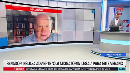 José Miguel Insulza (Senador): "Se viene ola inmigratoria ilegal en verano" - TVN