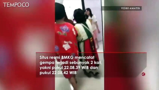 Kepanikan Warga Saat Gempa 7,1 Magnitudo Guncang Maluku Utara