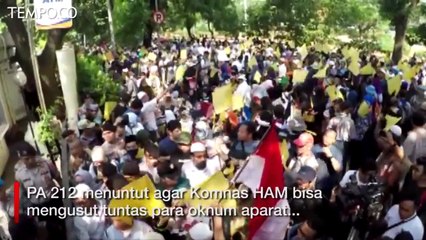Datangi Komnas HAM, PA 212 Minta Usut Pelanggaran saat Pemilu