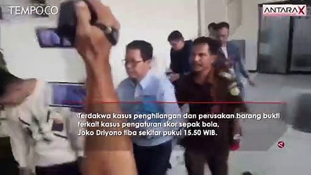 Terdakwa Kasus Skor Sepakbola Joko Driyono Jalani Sidang Kelima