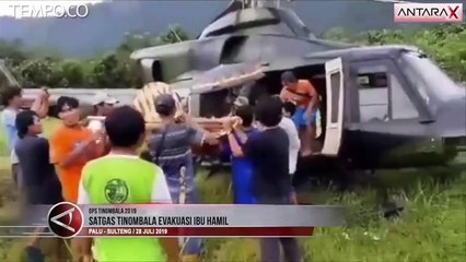 Sibuk Kejar Kelompok Bersenjata, Satgas Tinombala Evakuasi Ibu Hamil