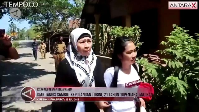 Isak Tangis Sambut Kepulangan Turini, 21 Tahun Dikurung Majikan