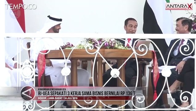 Putra Mahkota Abu Dhabi Sepakati Kerja Sama Bisnis Bernilai Rp 146 Triliun