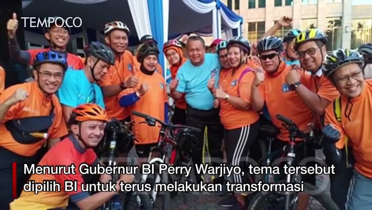 HUT Bank Indonesia, Perry Warjiyo Gelar Acara Gowes Sepeda