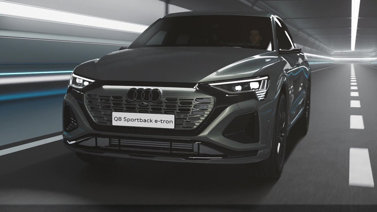 Audi Q8 Sportback e-tron Aerodynamik - Steuerbarer Kühllufteinlass (SKE) Animation