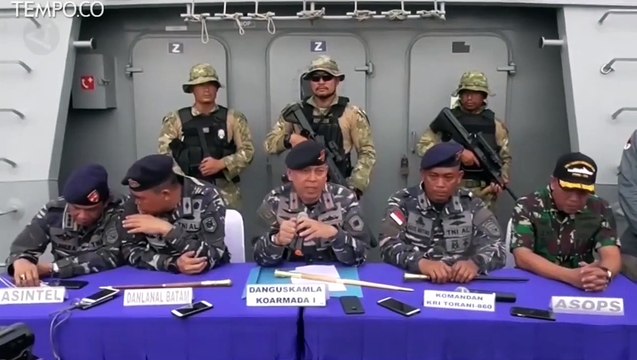 TNI AL Hentikan Aktivitas Penambangan Pasir di Karimun