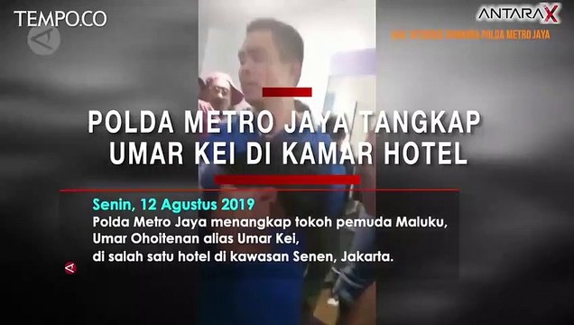 Polda Metro Jaya Tangkap Umar Kei di Kamar Hotel