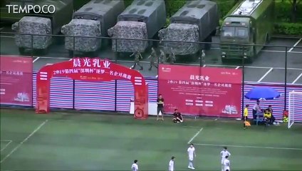 Polisi Cina Gelar Latihan di Dekat Perbatasan Hong Kong