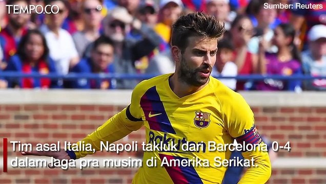 Walau Kalah 0-4 dari Barcelona, Pelatih Napoli Mengaku Puas