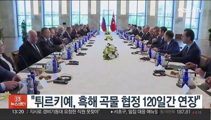 "튀르키예, 흑해 곡물 협정 120일간 연장"