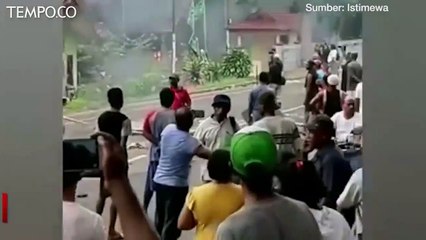 Kerusuhan di Manokwari, Bakar Ban Hingga Gedung DPRD Papua Barat