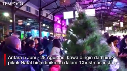 Nikmati Salju Buatan di Winter Night Market Melbourne