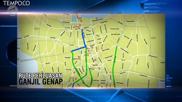 Pemprov DKI Jakarta Perluas Ganjil Genap di Empat Koridor