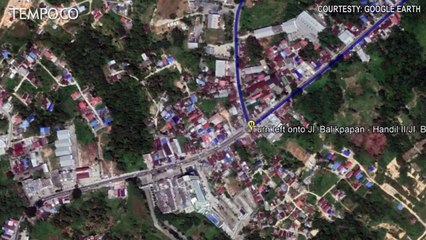 Penampakan Peta Lokasi Ibu Kota Baru