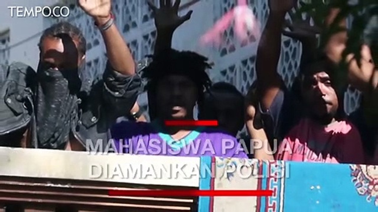 Polisi Amankan 43 Orang dari Asrama Mahasiswa Papua