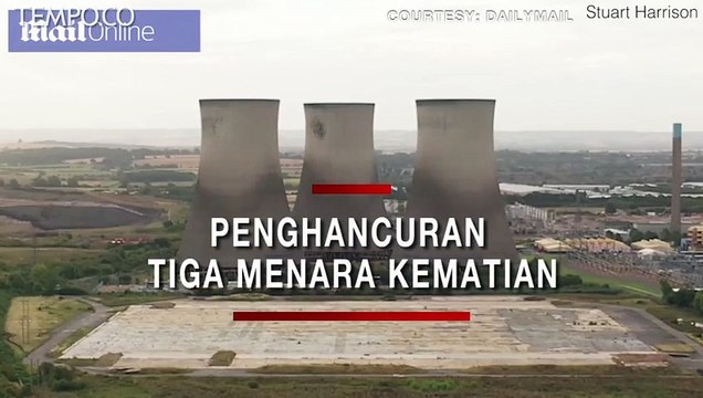 Momen Dramatis Penghancuran Tiga Menara Kematian, 40 Ribu Rumah Padam