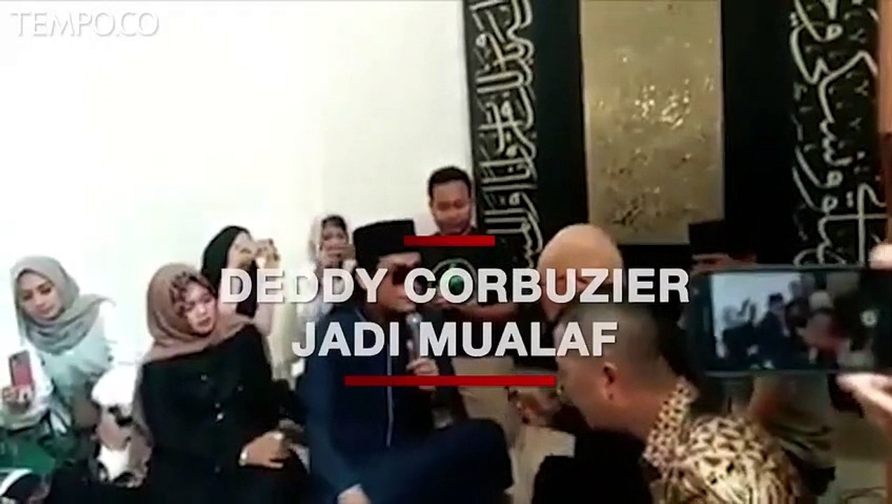 Detik detik Deddy Corbuzier Ucapkan Dua Kalimat Syahadat