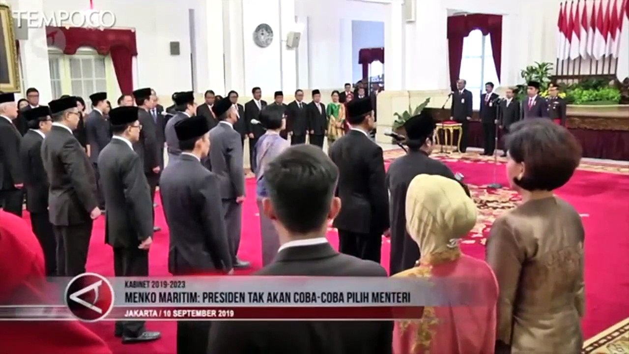 Luhut Sebut Presiden Tak Akan Coba-coba Pilih Menteri