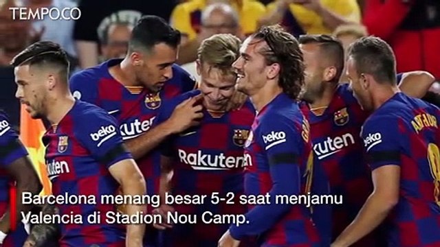 Barcelona Vs Valencia 5-2, Suarez Borong 2 Gol