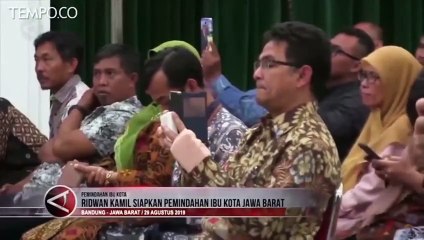 Ridwan Kamil Berencana Pindahkan Ibu Kota Jawa Barat