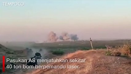 Amerika Gempur Pulau Benteng ISIS dengan 40 Ton Bom