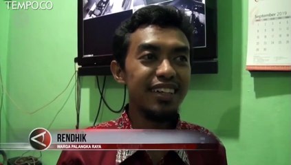 Palangka Raya Diguyur Hujan, Sapu Debu dan Kabut Asap