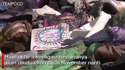 Video herunterladen: Begini Bocoran Draf Hasil investigasi Jatuhnya Lion Air JT 610