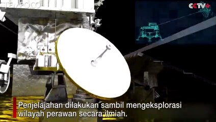 Penjelajah Bulan Cina Tempuh Jarak 284 M di Sisi Jauh Bulan