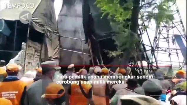 Bikin Polusi Udara di Jakarta, Pabrik Arang Dibongkar