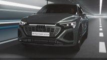 Audi Q8 Sportback e-tron Aerodynamics - Active grill shutter Animation