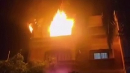 ไฟไหม้ค่ายผู้อพยพในฉนวนกาซา ดับแล้ว 21 ราย