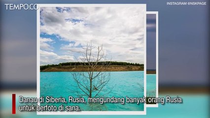 Biru Danau Novosibirsk Maldives yang Mengecoh