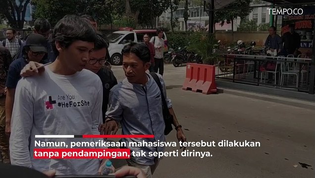 Diperbolehkan Pulang, Ananda Badudu Menangis Lihat Mahasiswa
