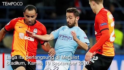Liga Champions: Man City Menang Tanpa Balas di Kandang Shaktar