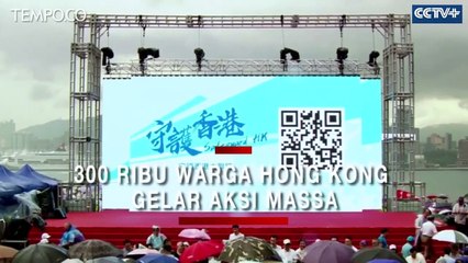 Warga Hong Kong Menentang Aksi yang Berujung Kekerasan