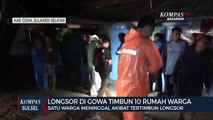 Video Detik-Detik Tebing Setinggi 20 Meter Longsor di dusun Tombongi desa Lebong Gowa