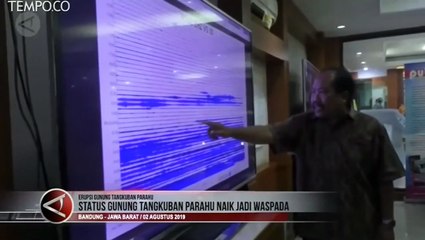 PVMBG: Status Waspada Gunung Tangkuban Parahu