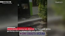 SMK Izzata Depok Diserang Orang Tak Dikenal, Pagar Dirusak