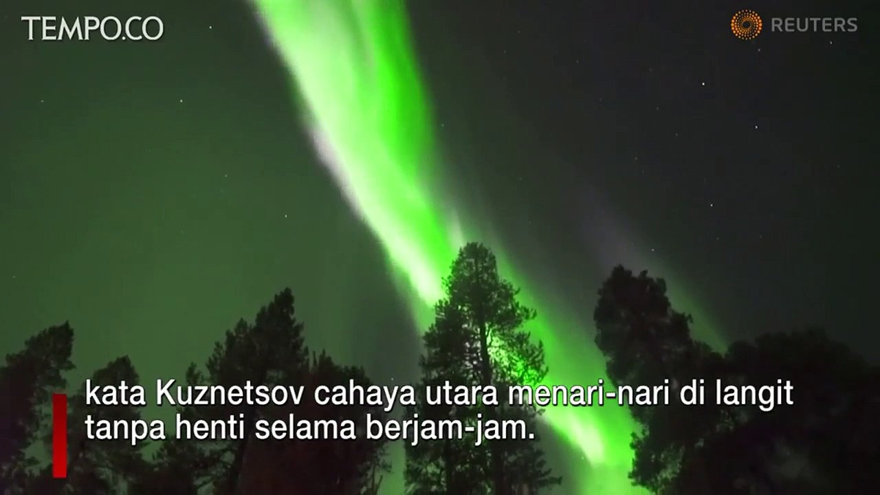 Menakjubkan, Fenomena Cahaya Utara Menari di Langit Malam
