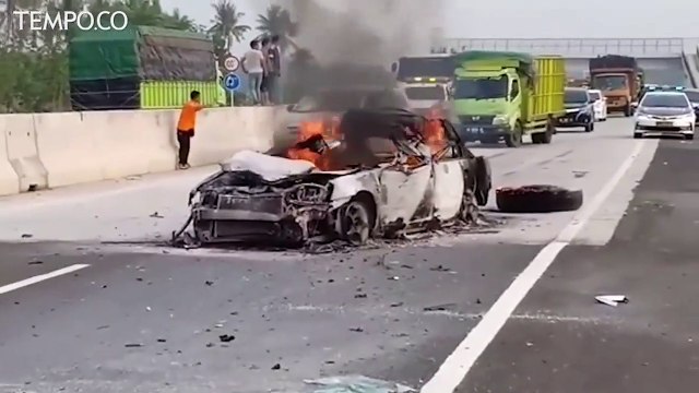 Kecelakaan Maut di Tol Trans Sumatera, 4 Tewas 2 Luka-luka