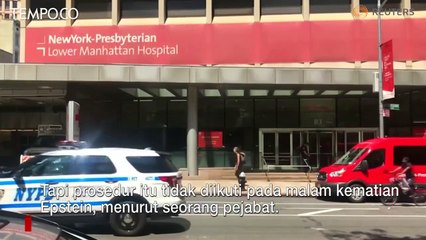 Dikritik, Penjara Tempat Jeffrey Epstein Gantung Diri