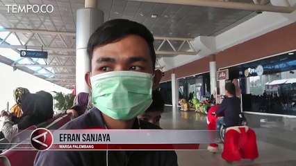 Hingga Kini, Jarak Pandang di Bandara Palembang Masih Terganggu