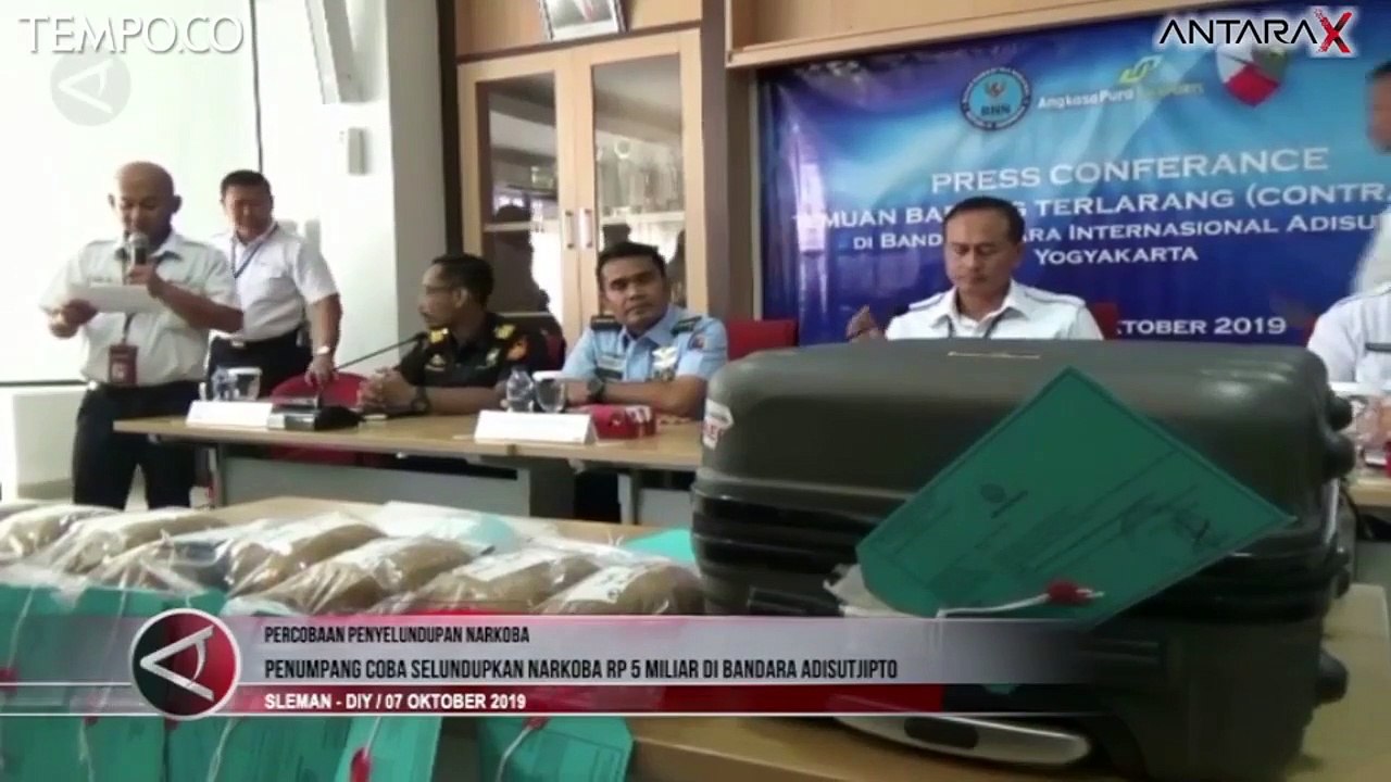 Digagalkan Penyelundupan Sabu Senilai Rp 5 Miliar di Bandara Adisutjipto