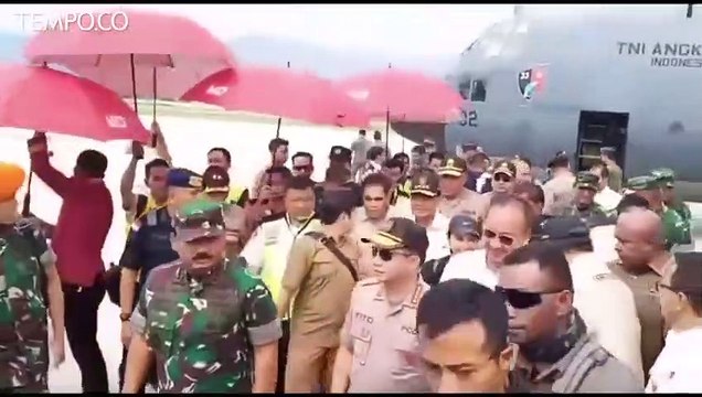 Menko Polhukam Meninjau Wamena, Begini Kondisi Terbaru